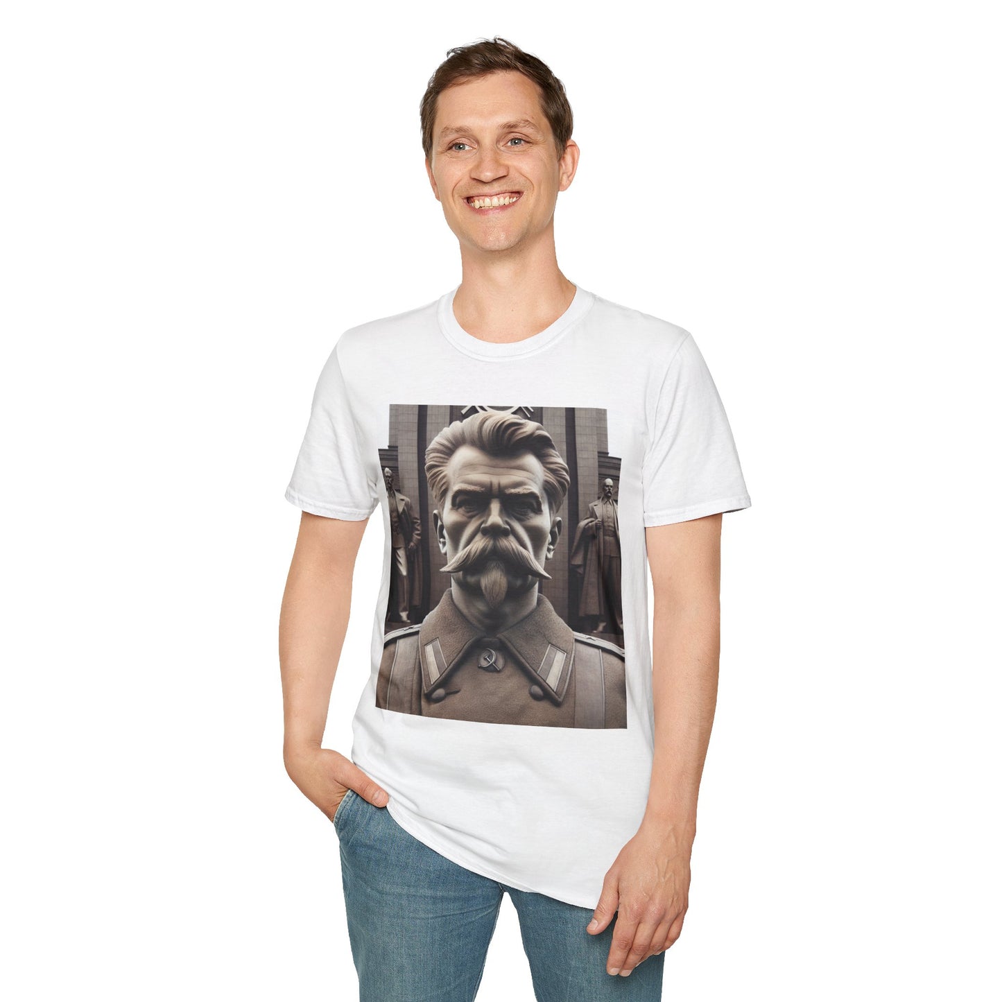 Stalin T-shirt Graphic Unisex Softstyle, Cotton Soviet Tee