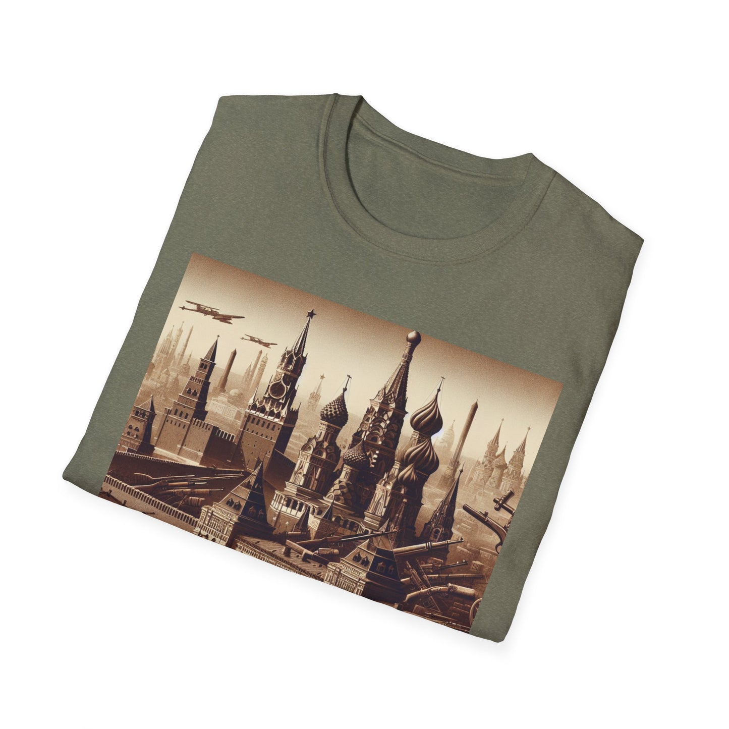 Vintage Moscow T-Shirt Softstyle Tee, Perfect for Travel Lovers