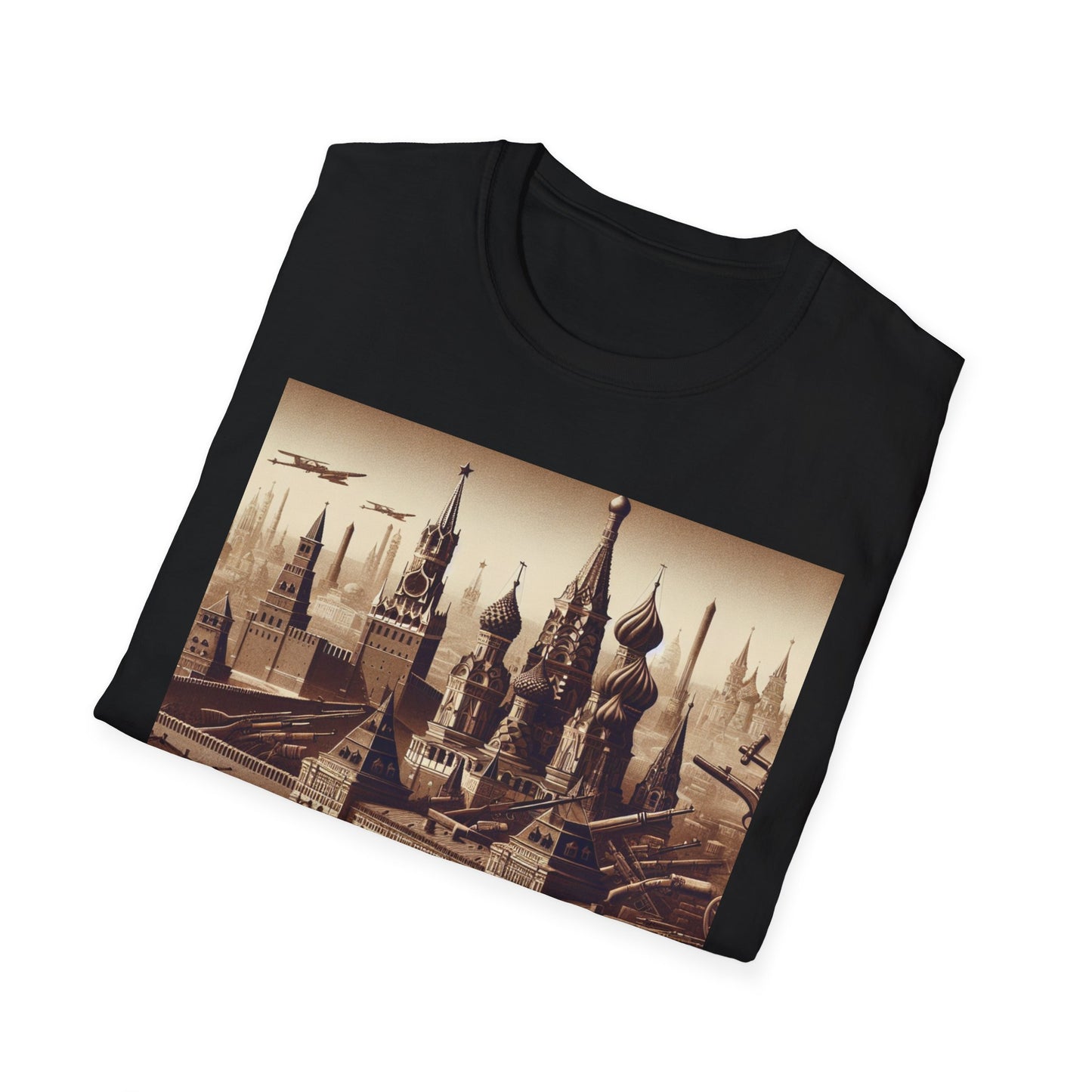 Vintage Moscow T-Shirt Softstyle Tee, Perfect for Travel Lovers