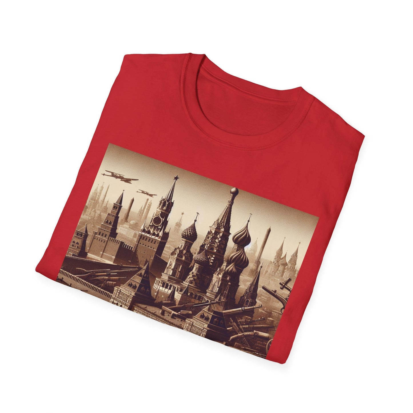 Vintage Moscow T-Shirt Softstyle Tee, Perfect for Travel Lovers