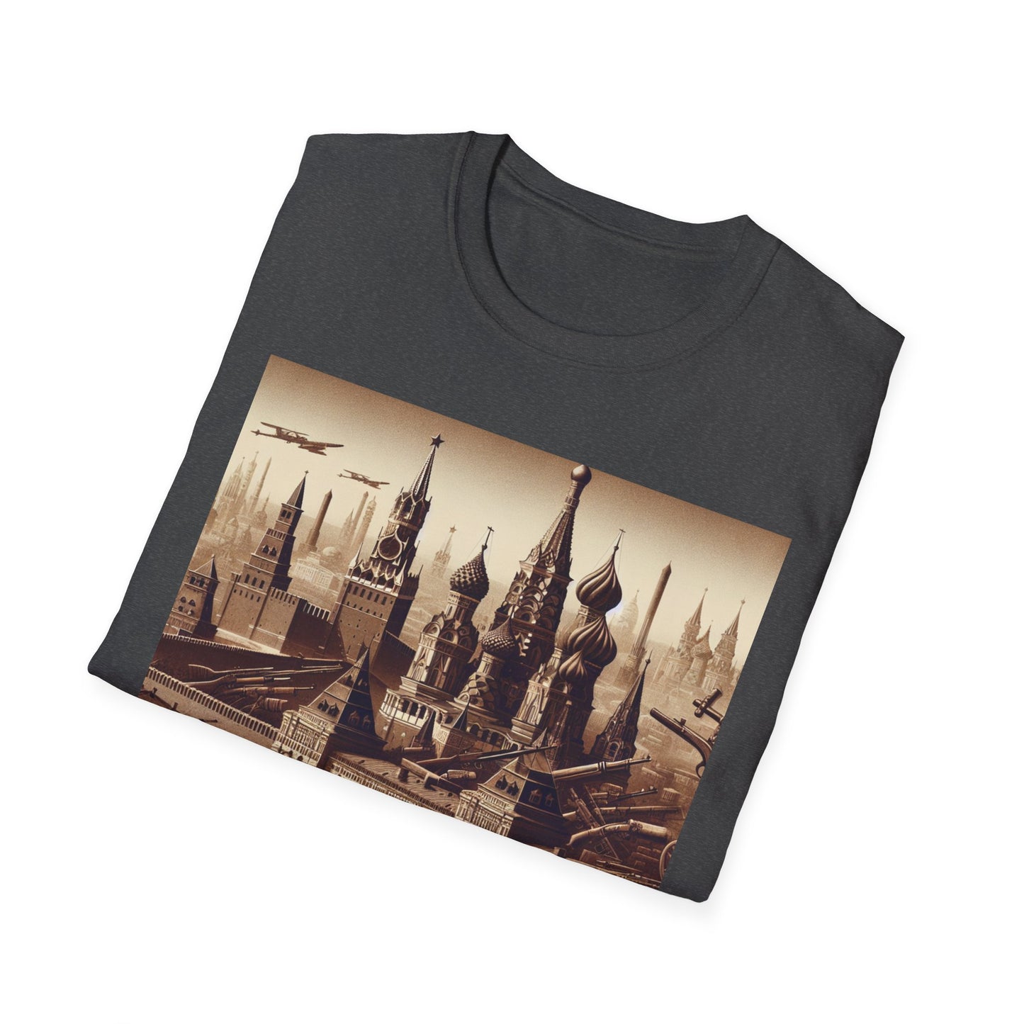 Vintage Moscow T-Shirt Softstyle Tee, Perfect for Travel Lovers