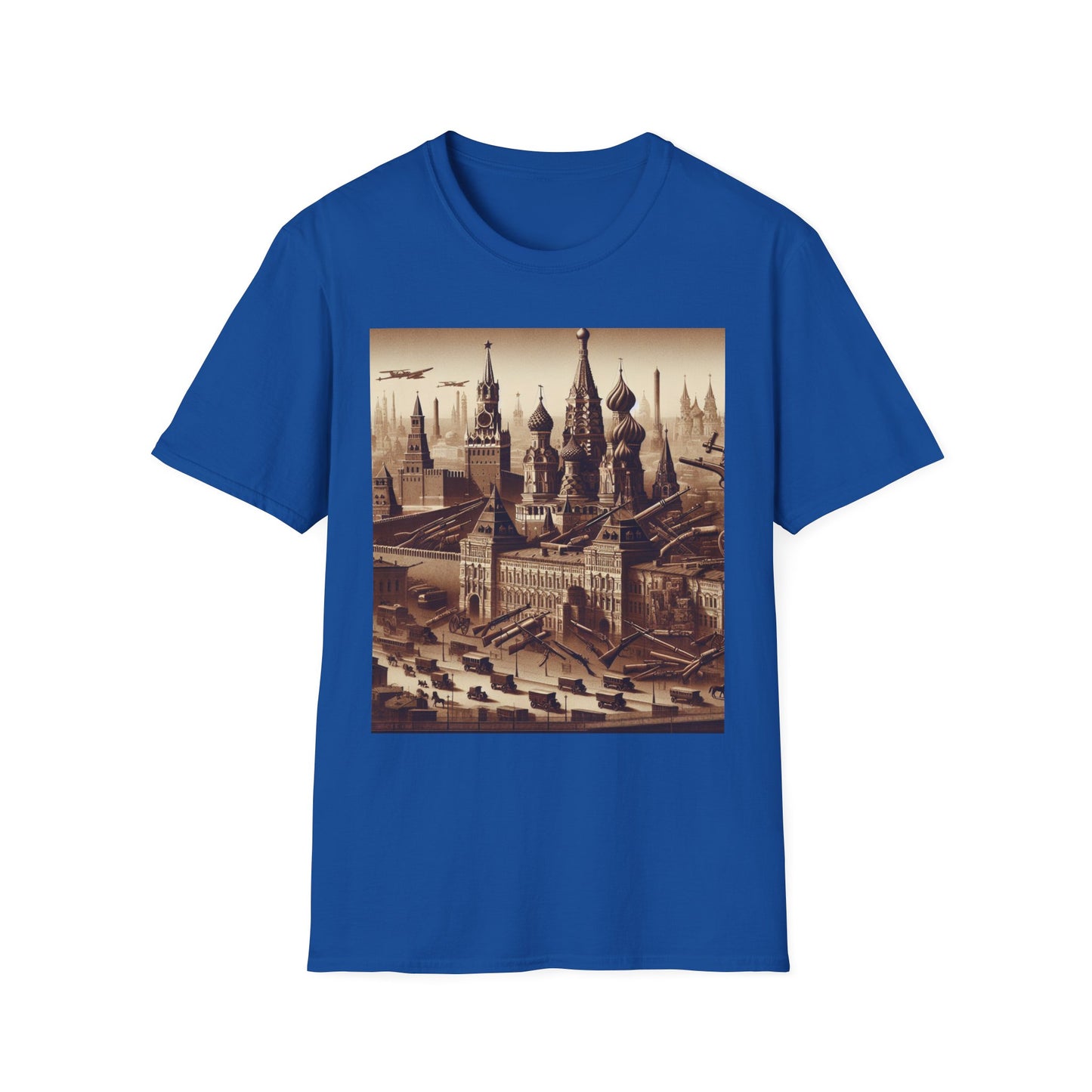 Vintage Moscow T-Shirt Softstyle Tee, Perfect for Travel Lovers