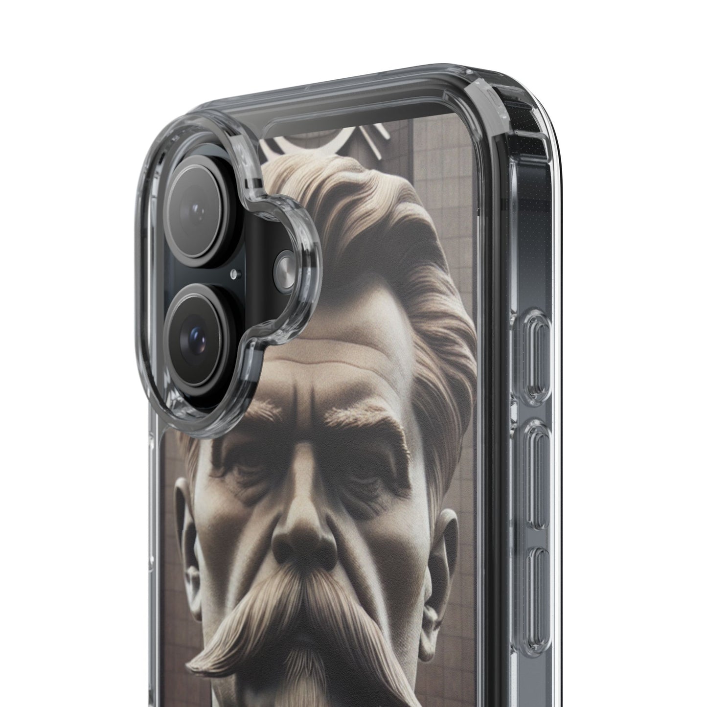 Soviet Artistic Clear Phone Case Stalin Classic Portrait Design USSR