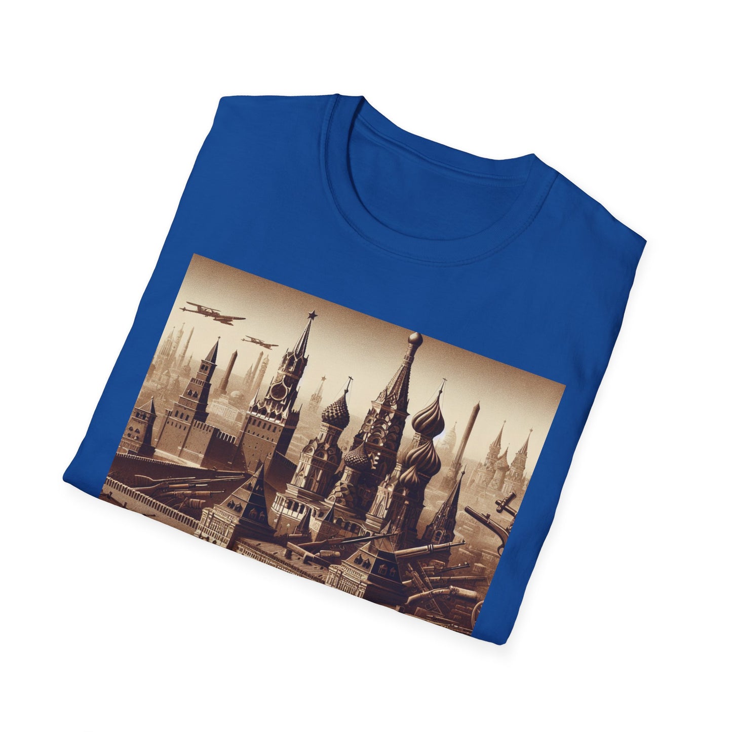 Vintage Moscow T-Shirt Softstyle Tee, Perfect for Travel Lovers